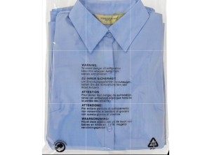 Clear Peel n Seal Safety Bags (5 Language PWN) - High Clarity Polypropylene (8 sizes)