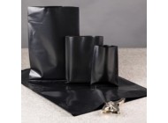 Black Lightfast/UV Polythene (Open Top) Bags 