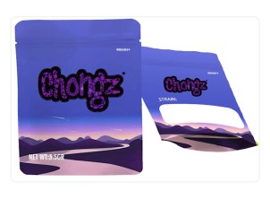 PRINTED CHONGZ MYLAR STAND UP GRIP SEAL POUCHES (8 TYPES)