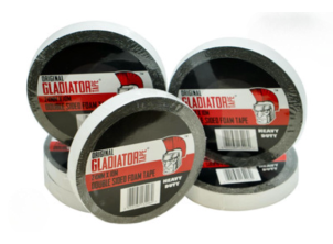Gladiator Black Double-Sided Foam Tape (5 sizes)