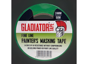 Gladiator Green Fine Line Decorators' Masking Tape (2 sizes) Gladiator Green Fine Line Decorators' Masking Tape (2 sizes)