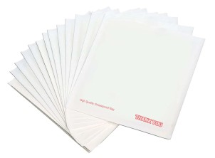 White Greaseproof Paper Bags - Printed 'Thankyou' (8 sizes)