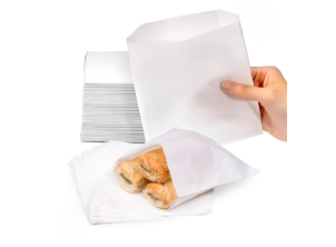 White Greaseproof/Scotchban Paper Bags (4 Sizes)