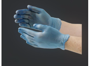 Supertouch 11211 Blue Vinyl Powderfree Disposables Gloves x 1000