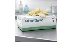 Miraglove Premium Latex Powderfree Gloves (Nail Technicians) - 4 sizes