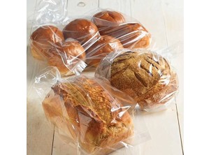 12 x 18" (+ 2.5 Bottom Gusset) Clear Polythene Bread Bags with Perf Holes