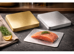 Gold/Silver Vacuum Backing Boards (4 sizes) - Packed in 100's