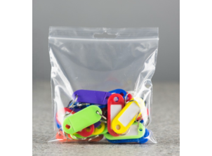 Clear 140x140mm Euroslot Grip Seal Bags