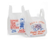 Printed Vest / Supermarket Carrier Bags 