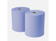 Floorstand Wiper Rolls (Blue and White)