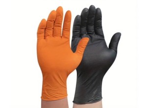 Nitrile Diamond Grip (Black & Orange) Nitrile Diamond Grip (Black & Orange)