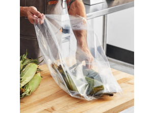 8 x 19" Clear 250g Polythene Bags