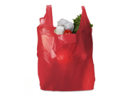 Red Vest / Supermarket Carrier Bags