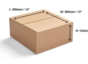Single Walled Packing Cartons (33 sizes)