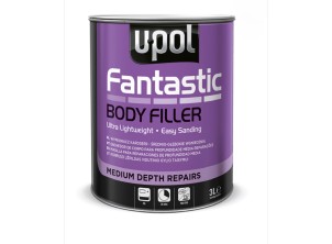 UPOL FANTASTIC BODY FILLER  - ULTRA LIGHTWEIGHT BODY FILLER - 3 LITRE TIN 