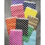 Polka Dot Paper Bags (12 Colours)