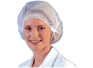 White mob caps - 1 size