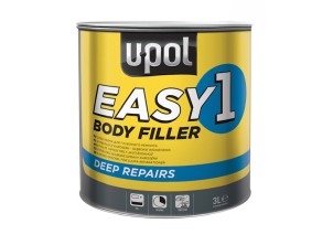 UPOL EASY 1 LIGHTWEIGHT BODY FILLER FOR DEEP REPAIRS  - 3 LITRE TIN X 3 PACK