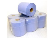 Janitorial / 2ply Centrefeed Blue Rolls