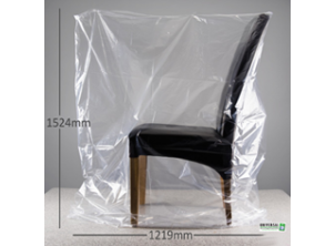 48"x 60" (1200x1500mm) Clear 120g Polythene Bags