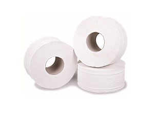 Mini Jumbo Toilet Tissue 2 Ply 150M 76mm Core (Packed 1x12)      	 