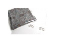 Clear Natural Polythene Bags With Warning Notice and Perfs (25Mu)