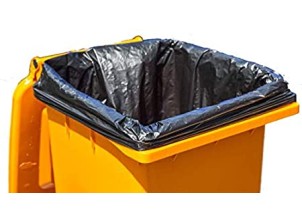 Wheelie Bin Liners 240litre - Black (Boxed in 100's)
