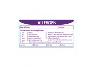 Removable Allergen Labels