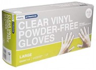 Clear Latex Powder-Free Gloves (all sizes) (1000Qty)