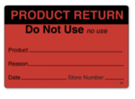 51x76mm "Do Not Use" Permanent Adhesive Labels 500Qty