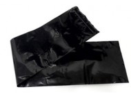 Black UV/Light-Fast Grip Seal Polybags (Opaque)