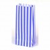 Candy Striped Paper SOS Pick n Mix Style Bags (6 Colours)
