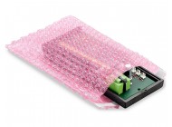 Pink Antistatic Bubble Bags