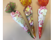250mm x 460mm Candy Sweet Bags - Conical PP Bag (Cone Shaped Bags)