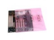 10" x 14" Pink Open Top Antistatic Bags