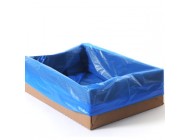 Blue Tinted HT ‘Butchers’ liners (Blockheader) 12x18” (304x457mm) 14mu Packed in 2000’s   